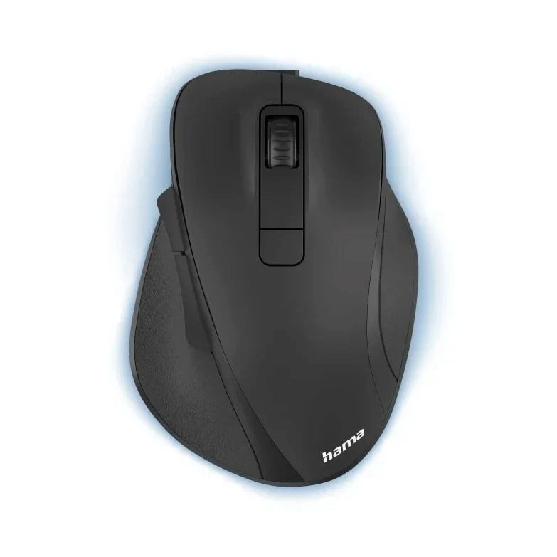 Hama MW-500 Recharge Ergonomic Optical 6-Button Wireless Mouse