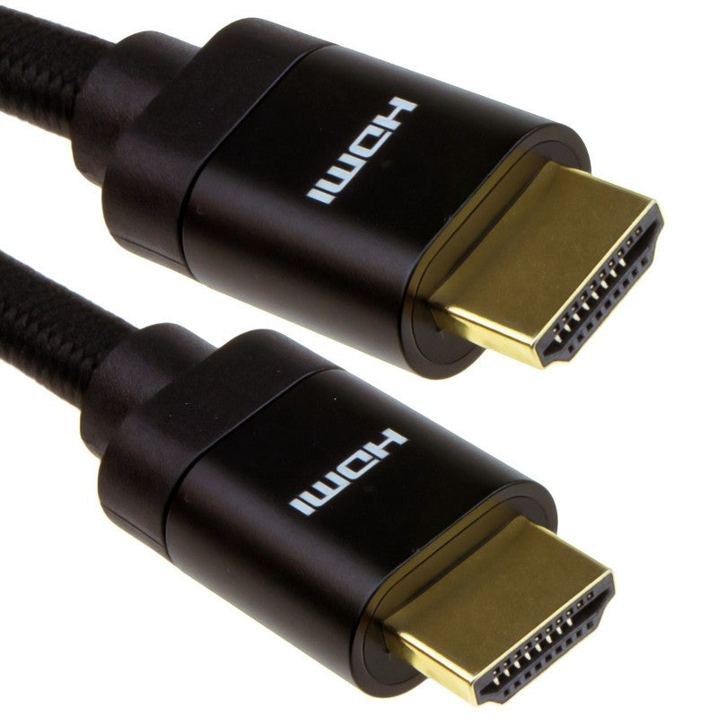 The Electronics Hub 8K@60Hz UHD HDMI v2.1 Cable Gold Plated / Black