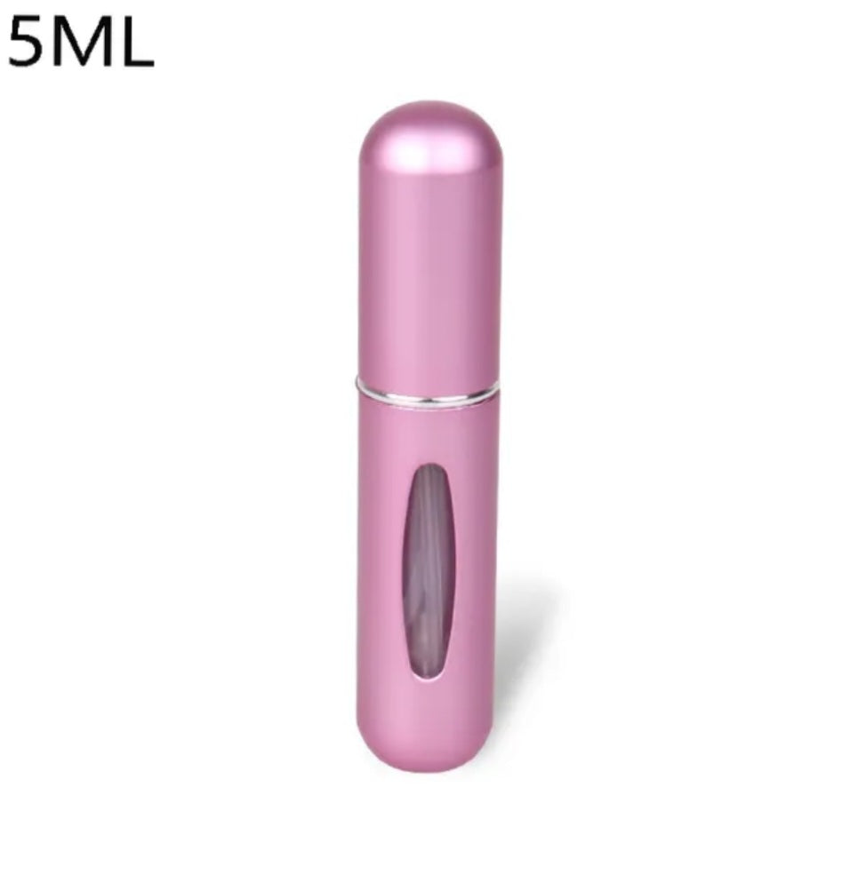 Refillable perfume bottle 5ml for Travel Handbag Light purple
