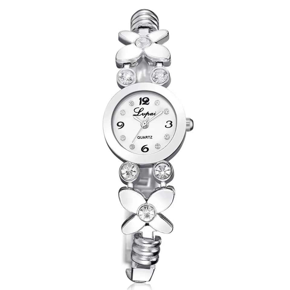Womens Quartz Luxury Wrist Watch - Silver