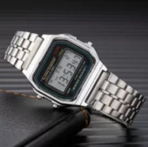 Digital Watch Stainless Steel - Unisex