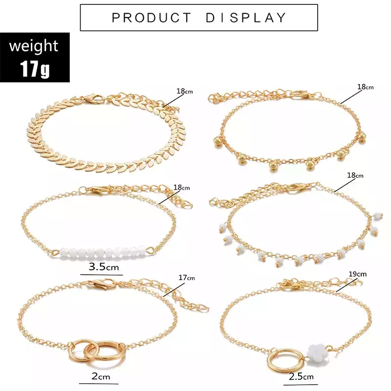 Women's - Ladies Bracelet 5 Layer Tassel