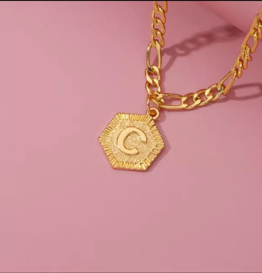 Women's-Ladies Bracelet Geometric Hexagonal-Gold
