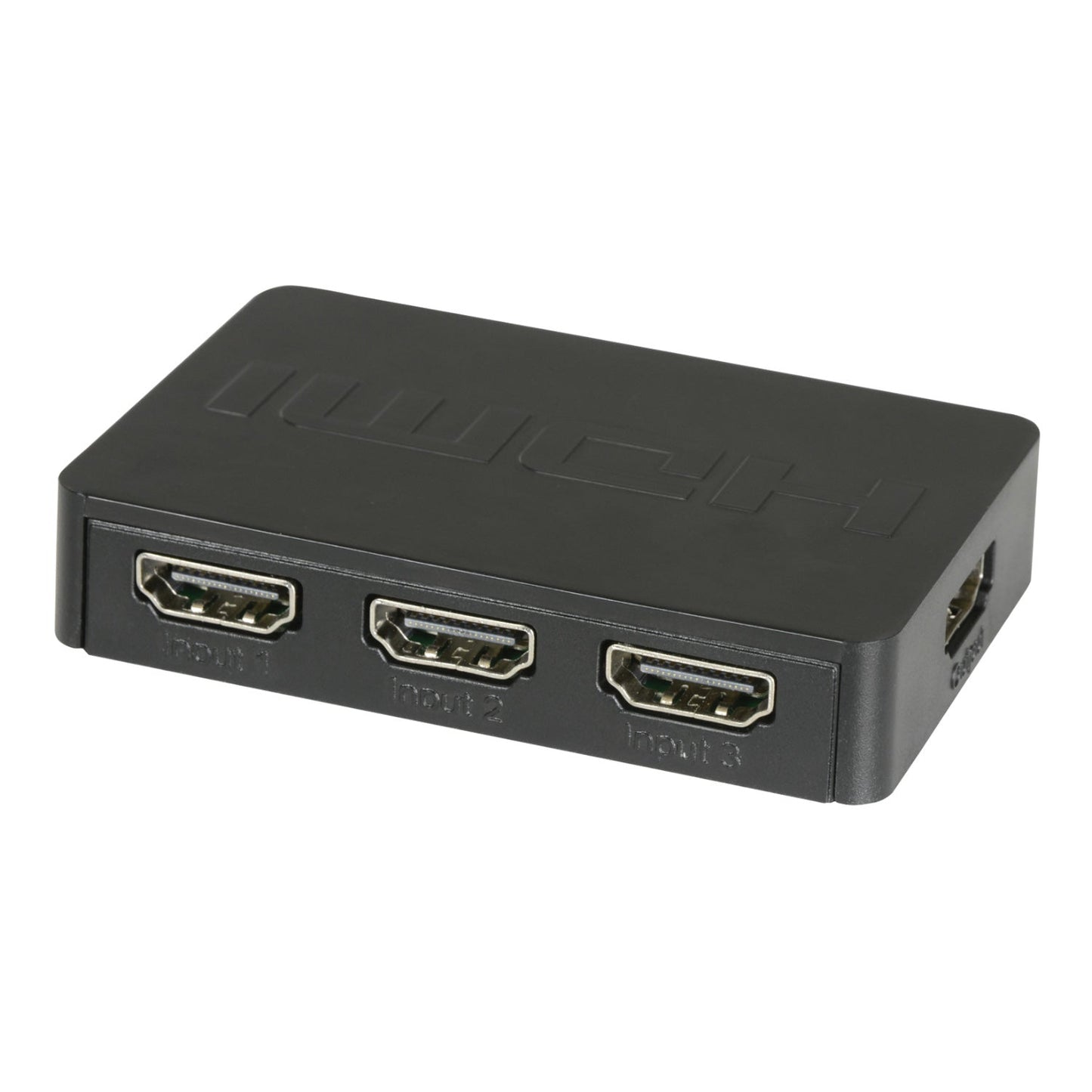 AV:Link Mini 4K UHD 3-Way HDMI Switch With IR Remote Control