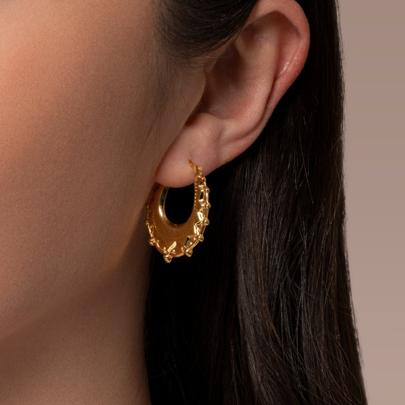 30mm Creole Hoop Earrings