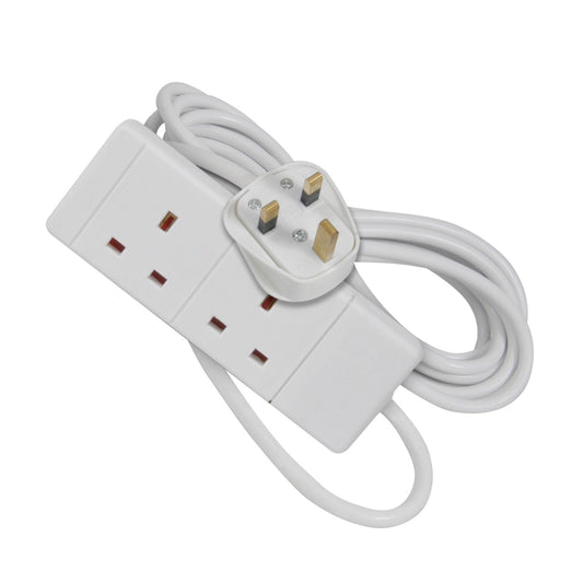 Mercury 2 Gang Mains Extension Leads