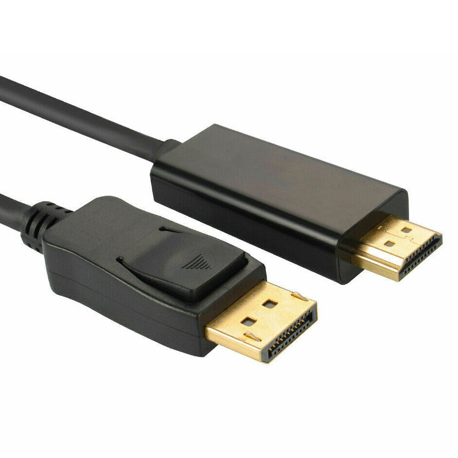 The Electronics Hub 4K UHD 60Hz DisplayPort to HDMI Cable, Gold Plated