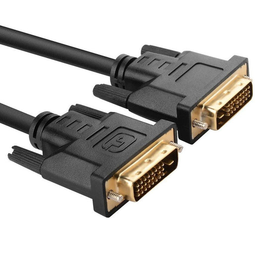 The Electronics Hub 4K UHD DVI-D Dual Link Cable Gold Plated