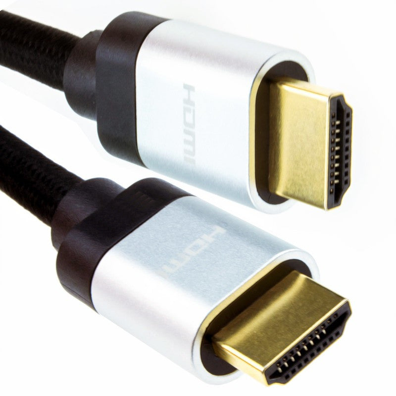 The Electronics Hub 8K@60Hz UHD HDMI v2.1 Cable Gold Plated / Silver