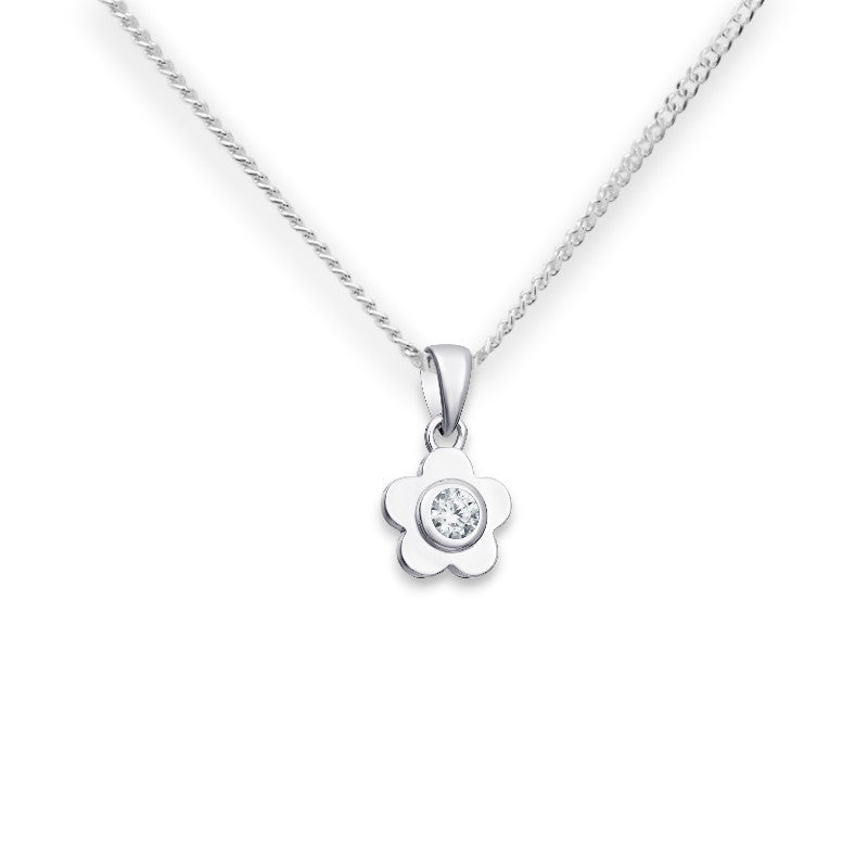 Dainty Flower Pendant Necklace