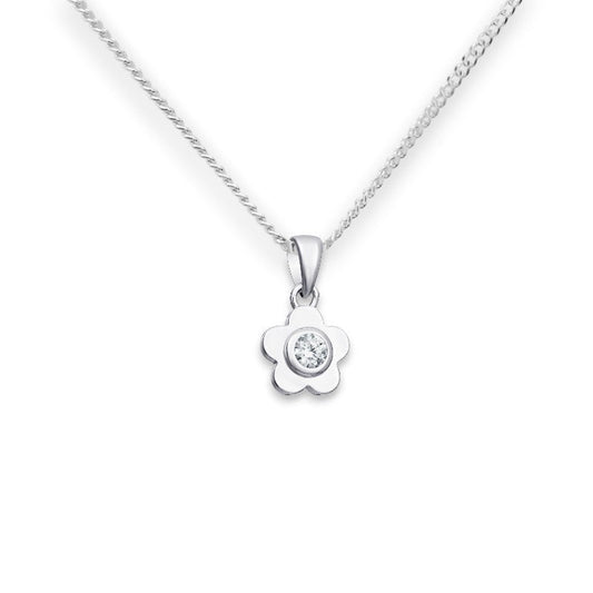 Dainty Flower Pendant Necklace