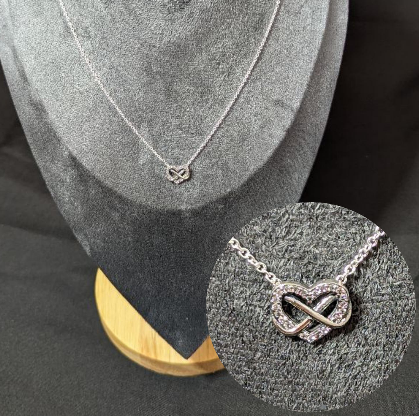 Dainty Infinity Heart Necklace