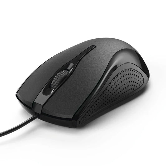 Hama MC-200 Wired USB Optical 3-Button Mouse, Black