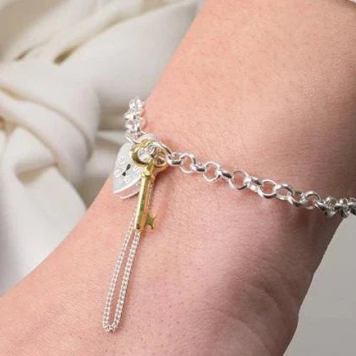 Lock and Key Bracelet
