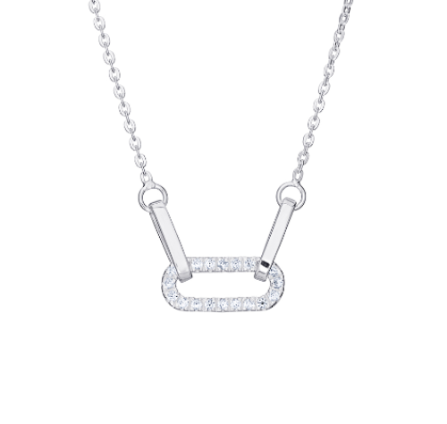 Looped Cubic Zirconia Necklace