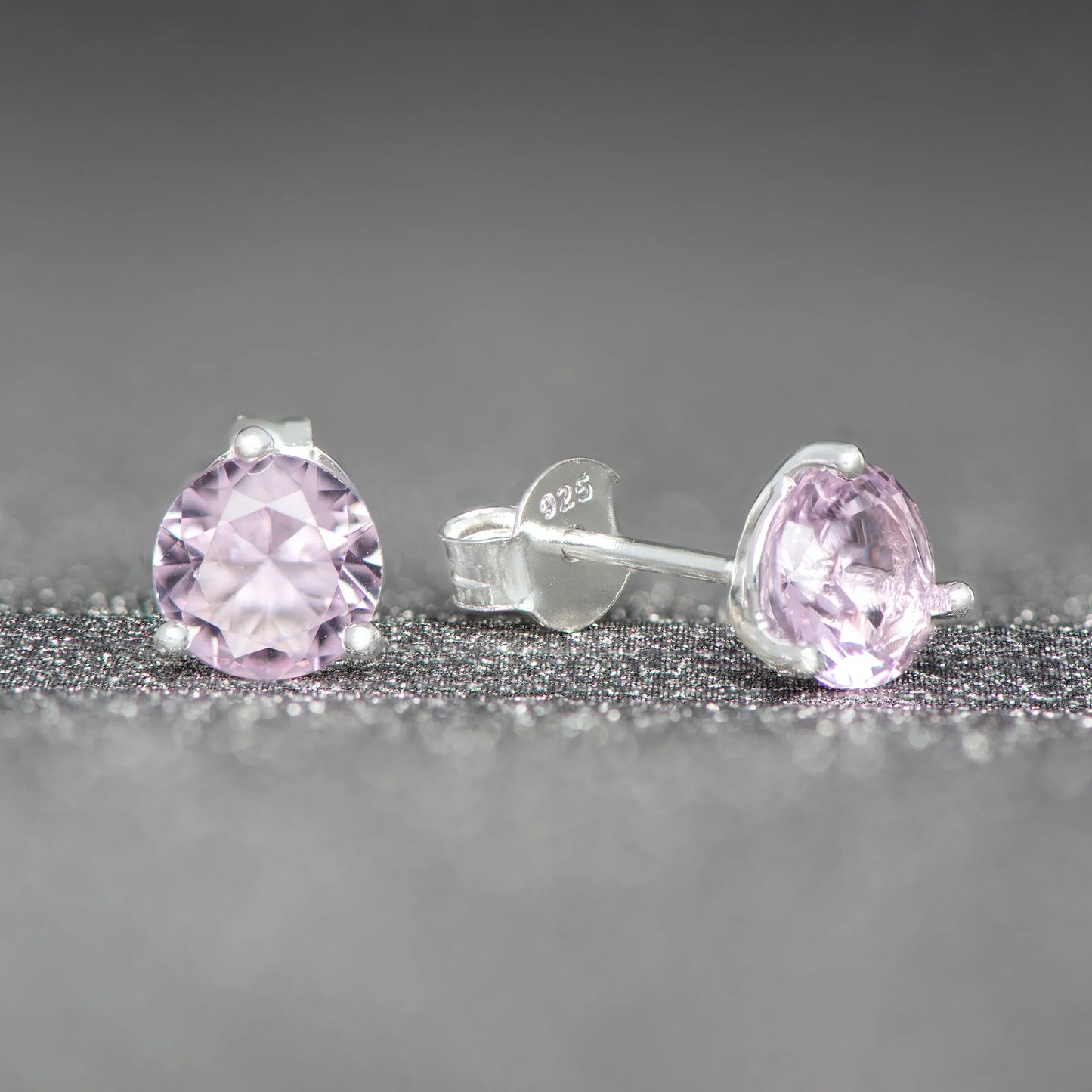 October Birthstone Stud Earrings