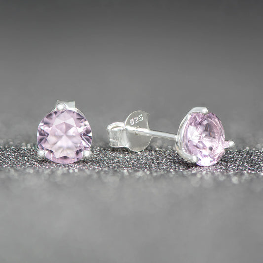 October Birthstone Stud Earrings