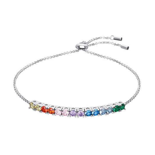 Rainbow Bolo Bracelet