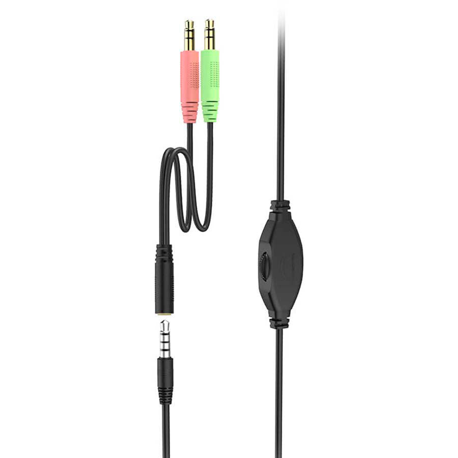 Hama HS-P150 PC Office Stereo Headset with 3.5mm Jack Adapter