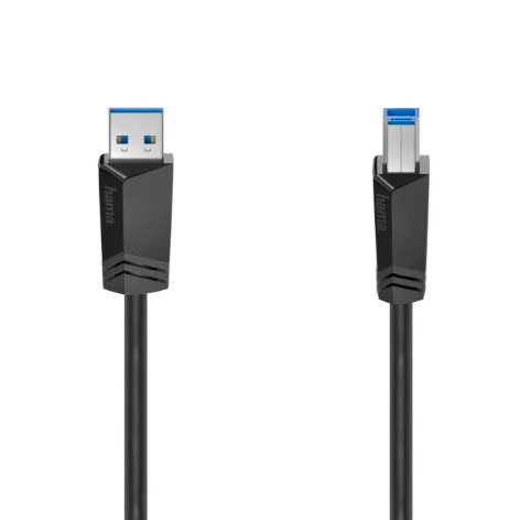 Hama USB 3.0 5Gbps USB-A to USB-B Cable, 1.5m