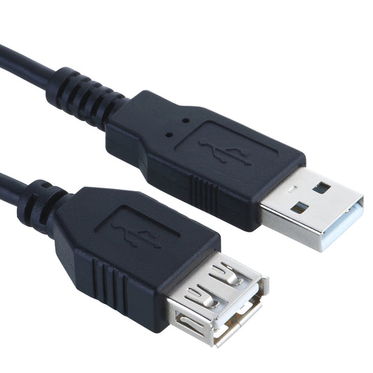 The Electronics Hub USB 2.0 Type-A Plug to Type-A Socket Extension Cable