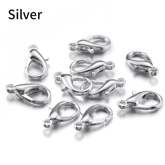 Lobster Clasps for Bracelets Solid Silver 100 pieces