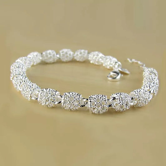 Women's - Ladies Bracelet Bangle Ball Chain Elegant